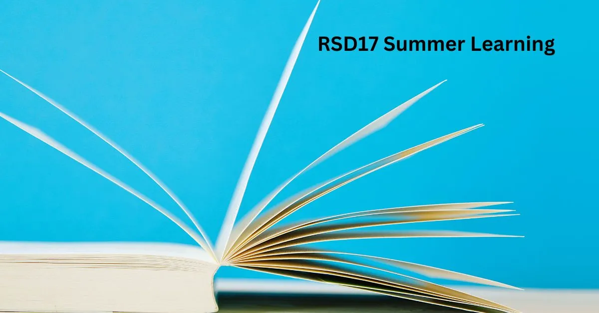 RSD17 Summer Learning